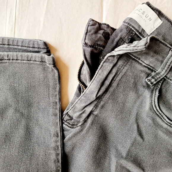 Pac Sun Soft Black Distressed Jeggings - Picture 3 of 7